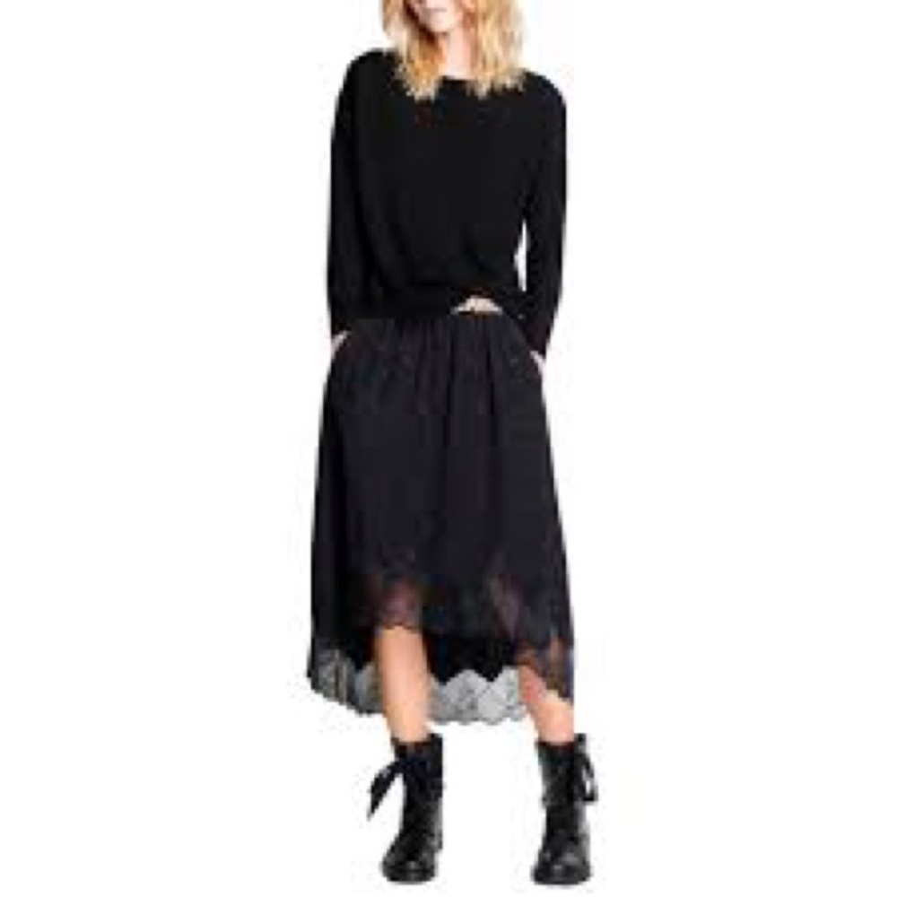 Zadig and Voltaire silk skirt